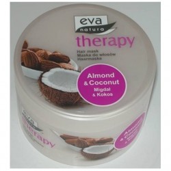 Maska do włosów Eva Natura Therapy, Migdał i Kokos 225ml