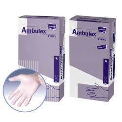 Rękawiczki winylowe Ambulex Vinyl, białe