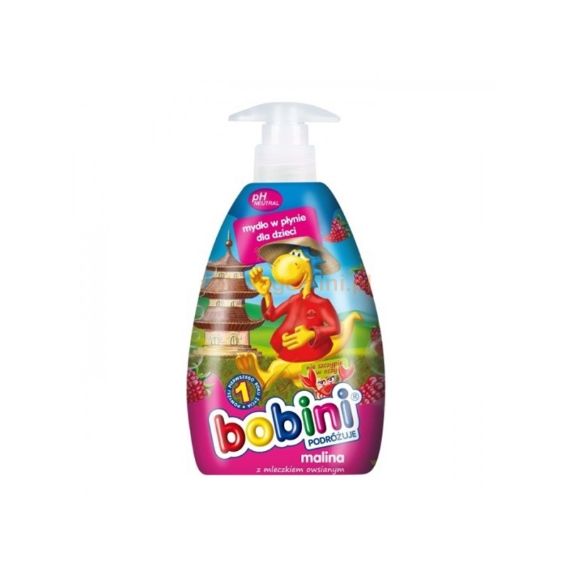 Mydło do rąk dla dzieci Bobini, Malina 400 ml