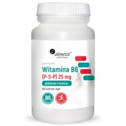 Witamina B6 25 mg Aliness 100 sztuk VEGE
