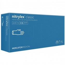 Rękawiczki jednorazowe nitrylowe Mercator Nitrylex Classic 100 szt.