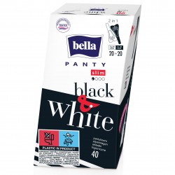 Wkładki higieniczne Bella Panty Slim Black&White