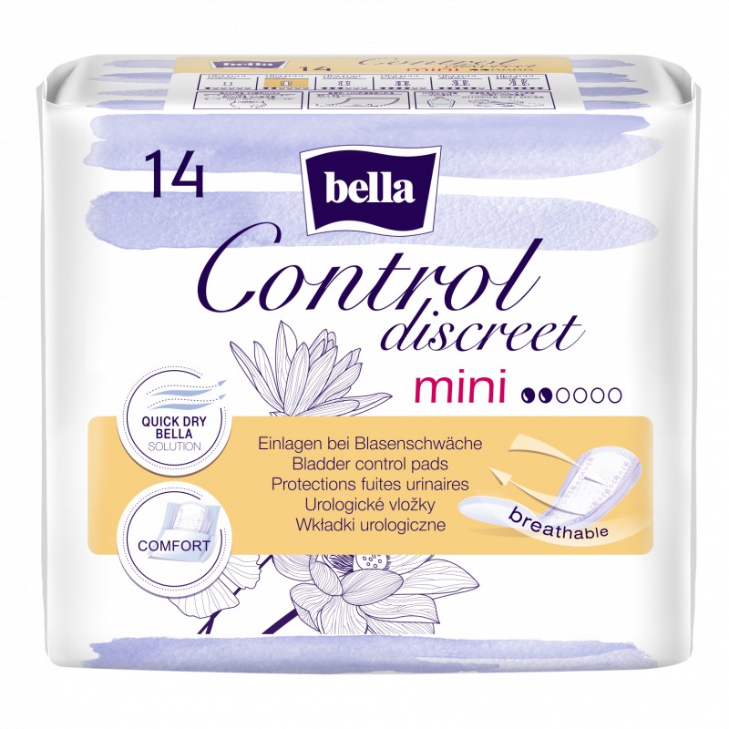 Wkładki urologiczne dla kobiet Bella Control Discreet Mini