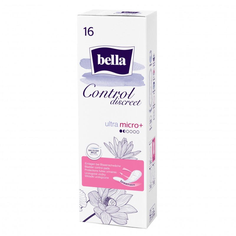 Wkładki urologiczne dla kobiet Bella Control Discreet Ultra Micro+