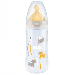 Butelka NUK First Choice+ ze wskaźnikiem temperatury i lateksowym smoczkiem 300 ml