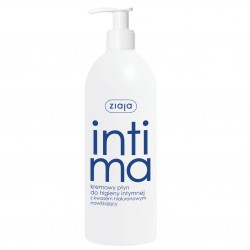 Kremowy płyn do higieny intymnej ZIAJA Intima z kwasem hialuronowym 500 ml
