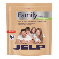Hipoalergiczne kapsułki do prania JELP Family Sensitive 30 szt.