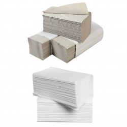 Jednowarstwowe ręczniki papierowe ZZ 200 szt.